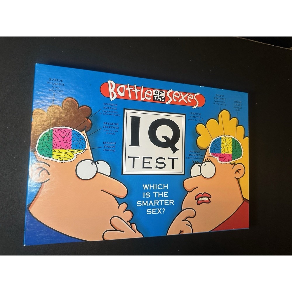 Vintage Battle Of The Sexes IQ TEST Game